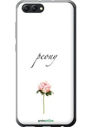 Чехол на huawei honor v10 / view 10 пион "4366u-1579-2448"