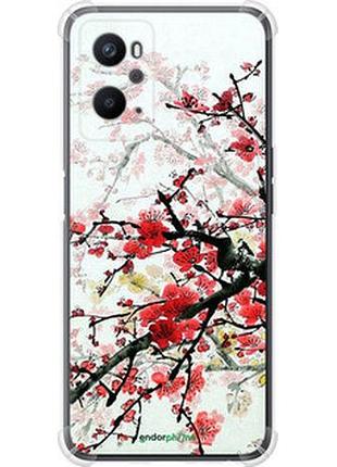 Чехол на oppo a96 цветущий куст "831sp-2598-2448"