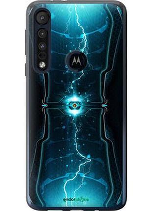 Чехол на motorola one macro молнии в цилиндре "120u-1812-2448"