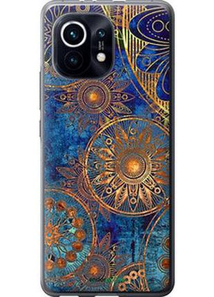 Чехол на xiaomi mi 11 золотой узор "678t-2253-2448"