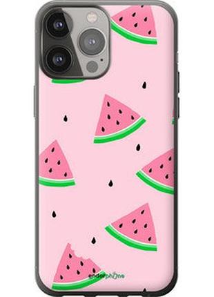 Чехол на iphone 13 pro max розовый арбуз "4314u-2371-2448"