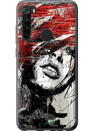 Чохол на xiaomi redmi note 8 обличчя дівчини "1162u-1787-2448"