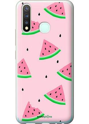 Чехол на vivo y19 розовый арбуз "4314u-630-2448"