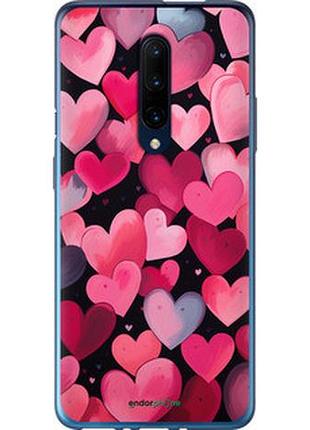 Чехол на oneplus 7 pro сердечки 4 "5662u-1696-2448"