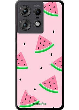 Чехол на motorola edge 50 pro 5g розовый арбуз "4314b-3710-2448"
