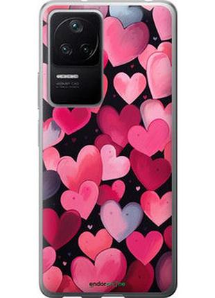 Чехол на xiaomi redmi k40s сердечки 4 "5662u-2582-2448"