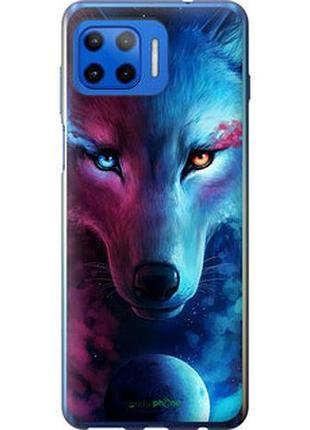 Чехол на motorola moto g plus арт-волк "3999u-2202-2448"