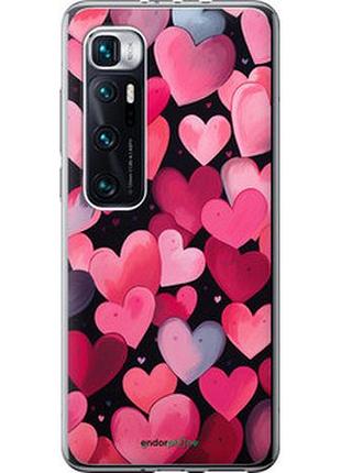 Чехол на xiaomi mi 10 ultra сердечки 4 "5662t-2064-2448"