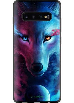 Чехол на samsung galaxy s10 plus арт-волк "3999b-1649-2448"