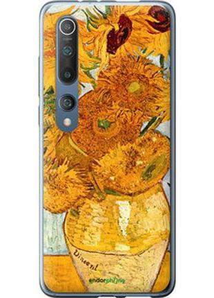 Чехол на xiaomi mi 10 pro винсент ван гог. подсолнухи "162u-1870-2448"