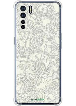 Чохол на oppo a91 біле мереживо "4383sp-1884-2448"