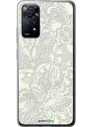 Чехол на xiaomi redmi note 11s 4g белое кружево "4383u-3936-2448"