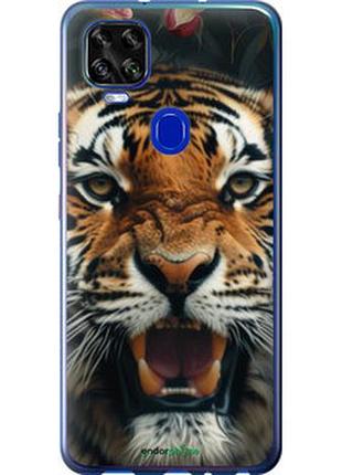 Чехол на zte blade v2020 тигровое величие "6080u-2529-2448"