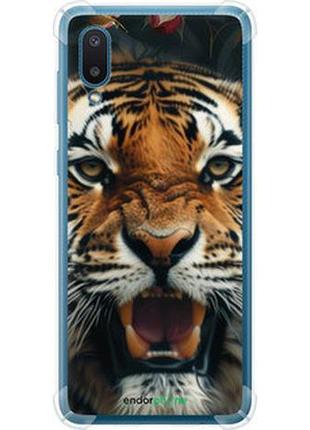 Чехол на samsung galaxy a02 a022g тигровое величие "6080sp-2260-2448"