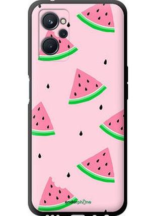 Чехол на realme 9i розовый арбуз "4314b-2705-2448"