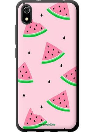 Чехол на xiaomi redmi 7a розовый арбуз "4314b-1716-2448"