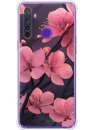 Чохол на realme 6i пурпурова сакура "6075sp-2059-2448"