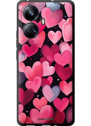 Чехол на realme 10 pro plus сердечки 4 "5662b-2944-2448"