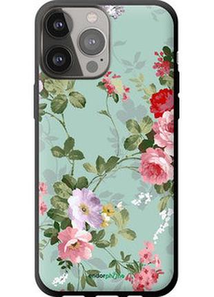 Чехол на iphone 13 pro max цветочные обои 2 "862b-2371-2448"