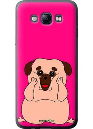Чохол на samsung galaxy a8 a8000 веселий мопс "4908u-135-2448"