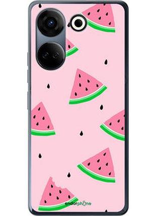Чохол на tecno camon 20 pro рожевий кавун "4314u-3100-2448"