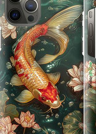 Чехол на iphone 12 pro max мелодия лотоса "6106m-2054-2448"