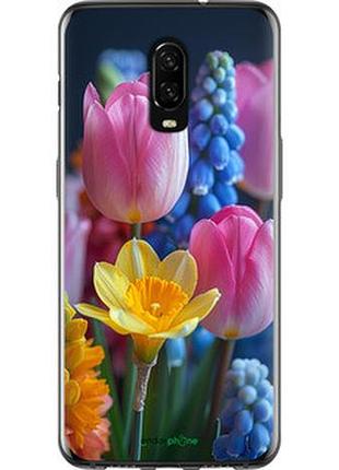 Чехол на oneplus 6t весенние цветы "6058u-1587-2448"