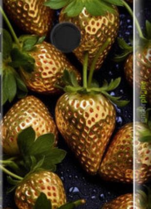 Чехол на google pixel xl золотая клубника "5637m-401-2448"