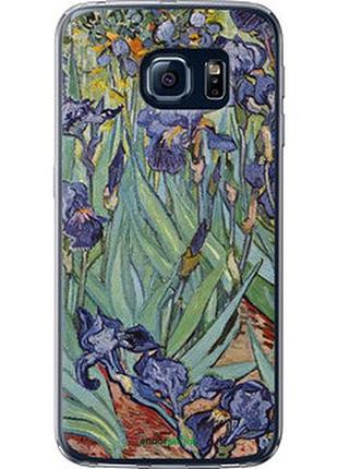 Чехол на samsung galaxy s6 g920 винсент ван гог. ирисы "161t-80-2448"