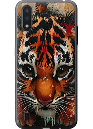Чехол на samsung galaxy a01 a015f mini tiger "6052u-1842-2448"