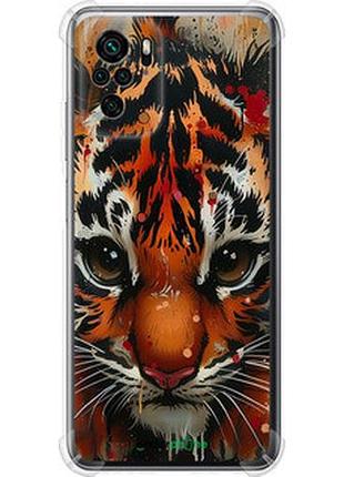 Чехол на xiaomi poco m5s mini tiger "6052sp-3117-2448"