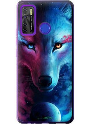 Чохол на tecno camon 15 арт-вовк "3999u-2405-2448"