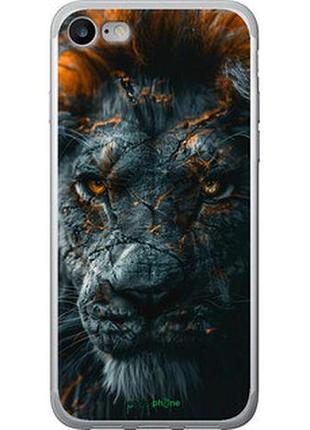 Чехол на iphone se 2022 пламенный лев "6153t-3737-2448"