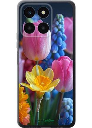 Чехол на huawei honor x6a весенние цветы "6058u-3340-2448"