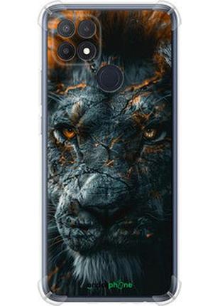 Чохол на oppo a15 плам'яний лев "6153sp-2119-2448"
