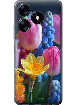 Чохол на tecno spark 10c весняні квіти "6058u-3116-2448"