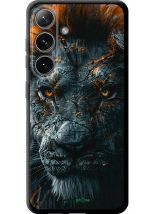 Чехол на samsung galaxy s24 пламенный лев "6153b-3390-2448"