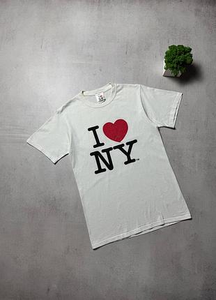 Вінтажна футболка new york big logo оригінал 90s