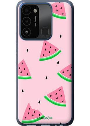 Чехол на tecno spark 8c kg5k розовый арбуз "4314u-2680-2448"
