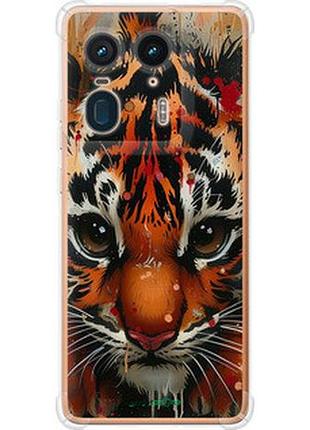 Чехол на motorola moto x50 ultra mini tiger "6052sp-3866-2448"