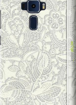 Чохол на asus zenfone 3 ze520kl біле мереживо "4383m-449-2448"