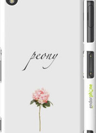 Чехол на sony xperia z3 d6603 пион "4366c-58-2448"
