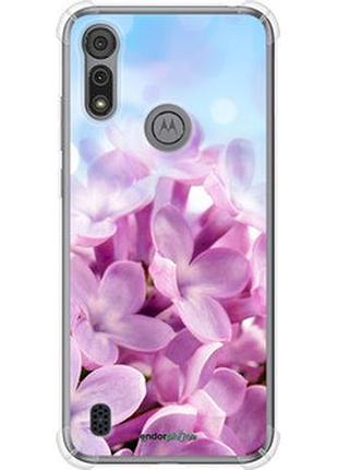 Чехол на motorola e6s сирень "527sp-2001-2448"