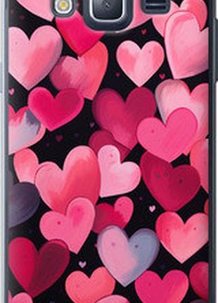Чехол на samsung galaxy j3 duos (2016) j320h сердечки 4 "5662t-265-2448"