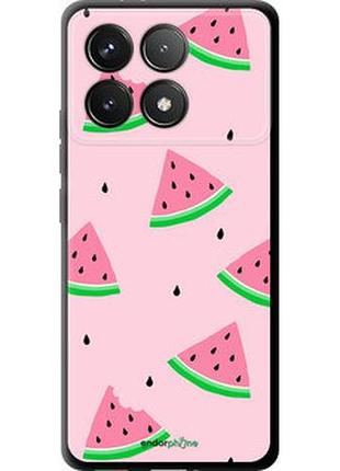 Чехол на xiaomi redmi k70 pro розовый арбуз "4314b-3800-2448"