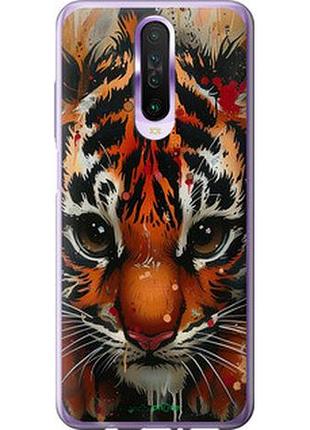 Чехол на xiaomi redmi k30 mini tiger "6052u-1836-2448"