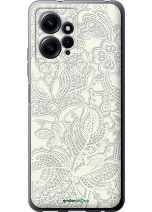 Чехол на xiaomi redmi note 12 4g белое кружево "4383u-3021-2448"