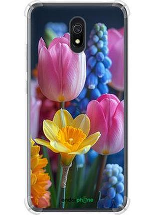 Чехол на xiaomi redmi 8a весенние цветы "6058sp-1794-2448"