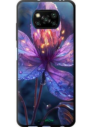 Чехол на xiaomi poco x3 магический цветок "6038b-2073-2448"