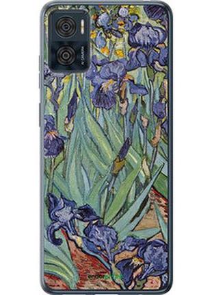 Чехол на motorola moto e22 винсент ван гог. ирисы "161u-2974-2448"